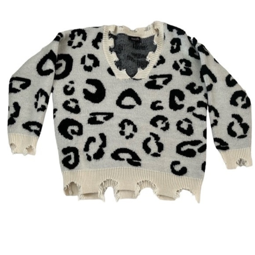 Amaryllis Oversized Long Sleeve Knit Sweater